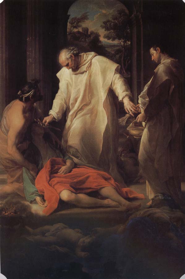 Pompeo Batoni Detuo Luo Fu Bona really mei and treatment of the dead